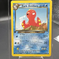 Pokemon TCG Dark Octillery 1st Edition 62/105 Neo Destiny Regular - Image 1