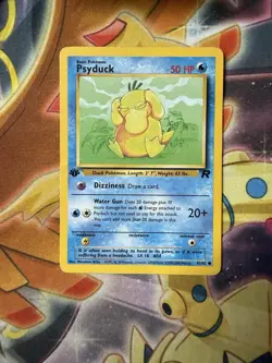 Pokemon Psyduck 65/82 Team Rocket 1st Edition Vintage - Image 1