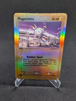 Pokemon TCG Magnemite EX Dragon 62/97 Reverse Holo LP - Image 1