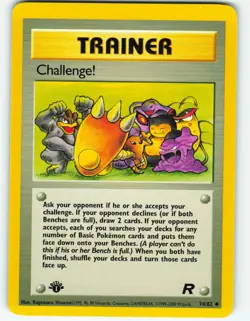 Challenge! - 1st Edition - 74/82 Team Rocket - WOTC - Pokemon TCG - 2000 - Image 1