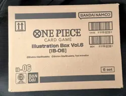 One Piece TCG Illustration Box Vol. 6 IB-07 Sealed Case (x6 Boxes Per Case) - Image 1