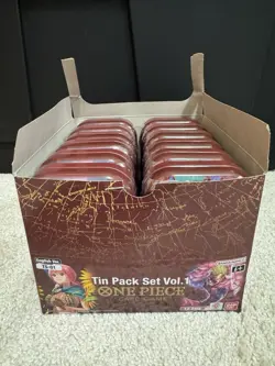 One Piece Tin Pack Set Vol.1 Display - Image 1