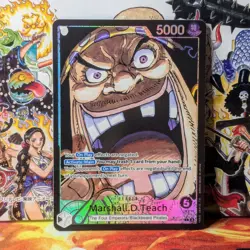 Marshall D Teach OP09-081 Emperors In The New World One Piece English NM - Image 1