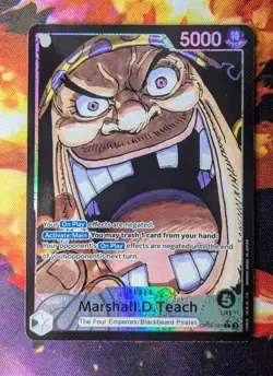 Marshall D Teach OP09-081 Emperors In The New World One Piece English NM - Image 4