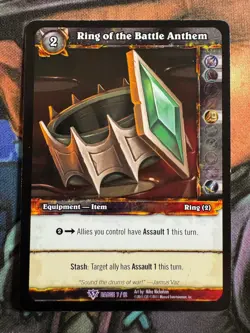 World of Warcraft TCG Promo Badge 7/12 Ring of the Battle Anthem - Image 1