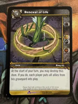 World of Warcraft TCG Promo Badge 2/4 Renewal of Life - Image 1