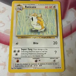 RATICATE 61/110 - Non-Holo UNCOMMON - Legendary Collection - POKEMON CARD LP - Image 1