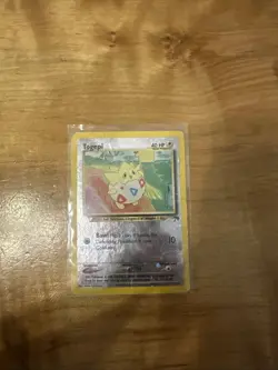 Pokemon TCG Togepi Reverse Holo Southern Islands 1996 Promo Card LP/MP - Image 1