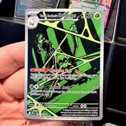 Pokemon Team Rocket's Spidops 187/182 DRi Rare Ability Regular English Card - Image 1