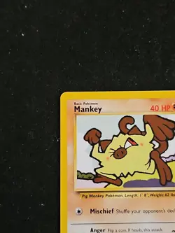 Pokemon TCG Mankey Non-Holo Common Card 81/110 Legendary Collection LP - Image 2