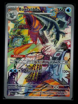 Pokemon TCG Baxcalibur Card 210/193 IR Sv02: Paldea Evolved 2023 - Image 1