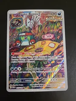 Brute Bonnet - 207/182 - Pokemon Paradox Rift Illustration Rare Card NM - Image 1