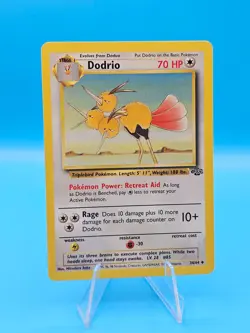 Dodrio 34/64 Uncommon Unlimited Edition Jungle Pokemon Card 1999 WOTC - Image 1