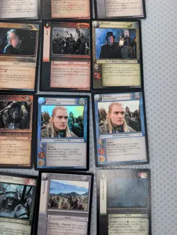 The Lord of the Rings TCG Decipher 44 Cards Legolas Faramir Damrod Tharain - Image 5