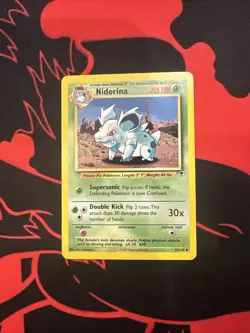 Nidorina 55/110 Legendary Collection Regular WOTC vintage Pokemon Card Non Holo - Image 1