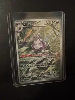 Pokemon TCG Nidoking Scarlet & Violet 151 Illustration Rare Card 174/165 - Image 1