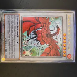 YuGiOh! Black Rose Dragon Alt Art RA04-EN057 Quarter Century Secret Rare - Image 1