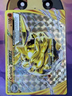 Carbink BREAK 51/124 2016 Fates Collide Pokemon Card Ultra Rare Holo - Hp - Image 1