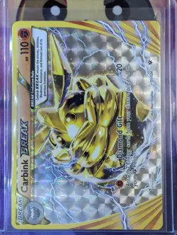 Carbink BREAK 51/124 2016 Fates Collide Pokemon Card Ultra Rare Holo - Hp - Image 3