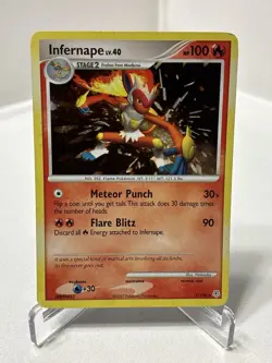 Infernape Holo Rare Diamond and Pearl Pokemon Card 5/130 - Image 1