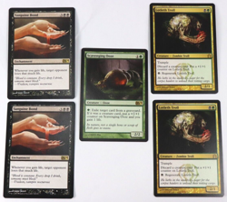 Rare MTG Magic Gathering Card Lot Sanguine Bond Lotleth Troll Scavenging Ooze E9 - Image 1