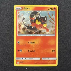 Litten Holo SM08 Promo Pokemon Card - Image 2