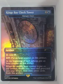 Kings Bay Clock Tower - Midnight Clock Secret Lair Drop Rainbow Foil - Image 1