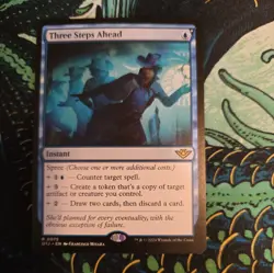 MTG Three Steps Ahead R Outlaws of Thunder Junction 75 NM/M - Image 1