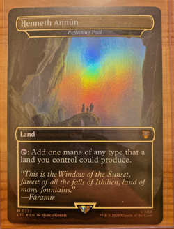 Henneth Annun Magic: the Gathering *Foil* Reflecting Pool Lord of the Rings #373 - Image 1