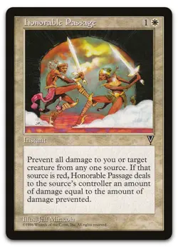Honorable Passage (NM) Visions VIS Magic MTG - Image 1