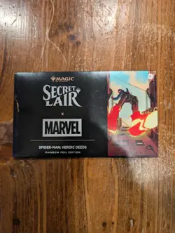 MTG Secret Lair x Marvel's Spider-Man Heroic Deeds (Rainbow Foil) - Image 1