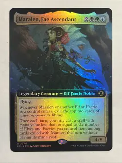 Maralen, Fae Ascendant (Extended Art) Lorwyn Eclipsed Foil - Image 1