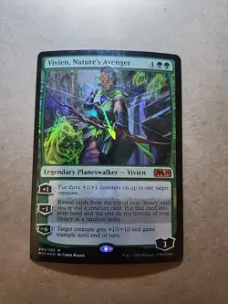 Vivien, Nature's Avenger Magic 2020 Core Set Magic the Gathering Foil - Image 1