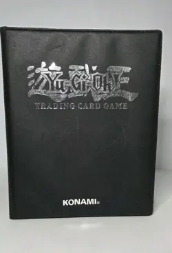 Yu Gi Oh Trading Cards Holder With 14 Plastic Sleeve Pgs Hold 8 Cards/Page 1996 - Image 1