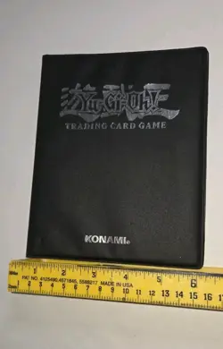Yu Gi Oh Trading Cards Holder With 14 Plastic Sleeve Pgs Hold 8 Cards/Page 1996 - Image 3