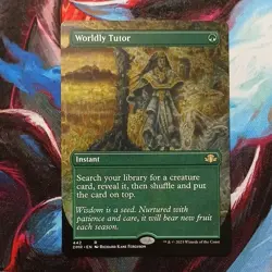 Magic: The Gathering Worldly Tutor Rare Instant #442 Dominaria Remastered 2023 - Image 1
