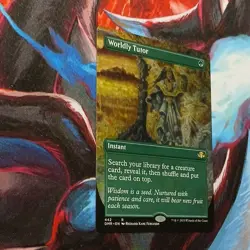 Magic: The Gathering Worldly Tutor Rare Instant #442 Dominaria Remastered 2023 - Image 2