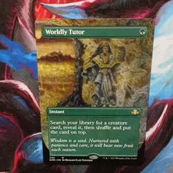 Magic: The Gathering Worldly Tutor Rare Instant #442 Dominaria Remastered 2023 - Image 5