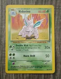 Nidorino 56/110 Legendary Collection Uncommon Pokemon - Image 1