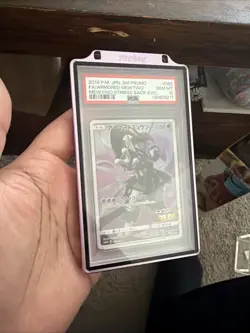 Full-Art Armored Mewtwo Pokemon 2019 Evo Movie Promo Japanese 365/SM-P PSA 10 - Image 2