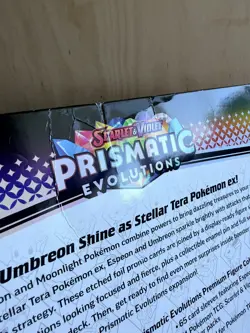 Pokemon TCG Prismatic Evolution Premium Figure Collection Box Sealed Brand New - Image 5
