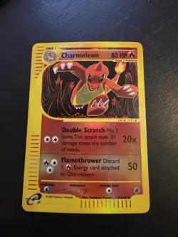 Pokemon TCG 2002 Expedition Charmeleon 73/165 Reverse Holo LP/NM Great Condition - Image 1