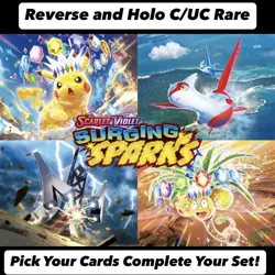 Pokemon Scarlet & Violet Surging Sparks Singles: Common & Uncommon Rare C/UC NM - Image 1