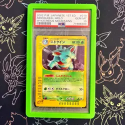 PSA 10 - Pokemon Nidoqueen HOLO Mysterious Mountains #010 Japanese 1st Skyridge - Image 1