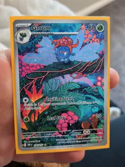 Pokemon Gloom Illustration Rare Full Art Holo SV03 Obsidian Flames 198/197 80 HP - Image 1