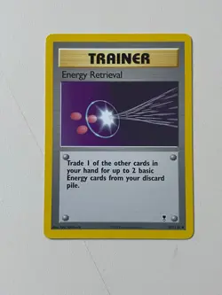 Pokemon - Energy Retrieval - Legendary Collection LP - Plus Free Holo Card - Image 1