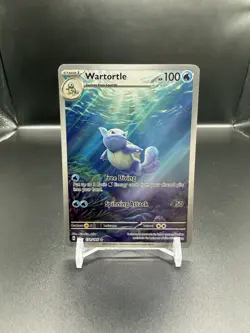 Pokemon Wartortle 171/165 Sv: Scarlet & Violet 151 IR Illustration Rare - Image 1