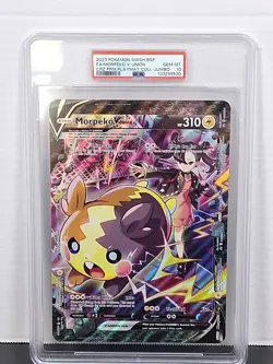 PSA 10 2023 Morpeko V-Union CRZ Pokemon SWSH -Jumbo - Image 1