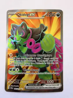 Okidogi ex 82/64 Pokemon TCG Shrouded Fable Full Art Ultra Rare NM - Image 1