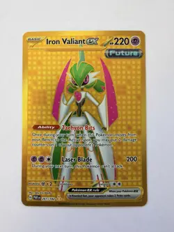 Iron Valiant ex 261/182 Hyper Rare Paradox Rift Pokemon - NM - Image 1